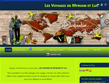 Tablet Screenshot of lesvoyagesdemyriametluc.com